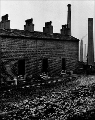 1937 | Coal miners houses with no windows to the street, Bill Brandt