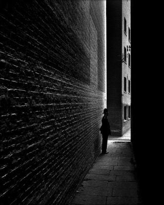 1938 | Policeman in a Bermondsey Alley, Bill Brandt