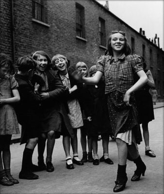 1939 | East End girl dancing the Lambeth Walk, Bill Brandt