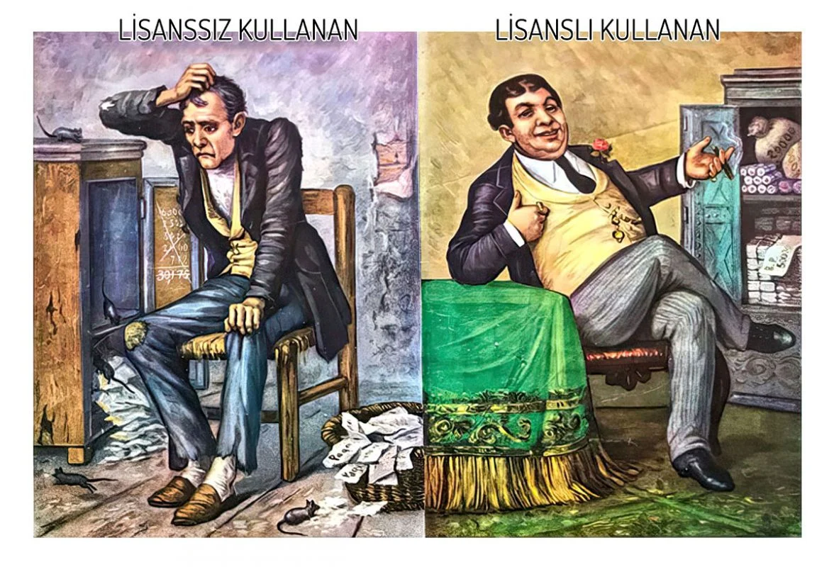 lisanssız kullanıcı | lisanslı kullanıcı